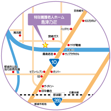 島津乃荘 地図