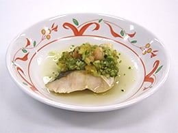 白身魚のソテー~野菜ソースのせ~