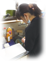 訪問介護の様子